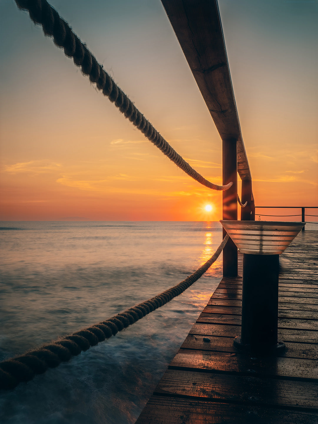 Wallpaper Sonnenaufgang am Meer