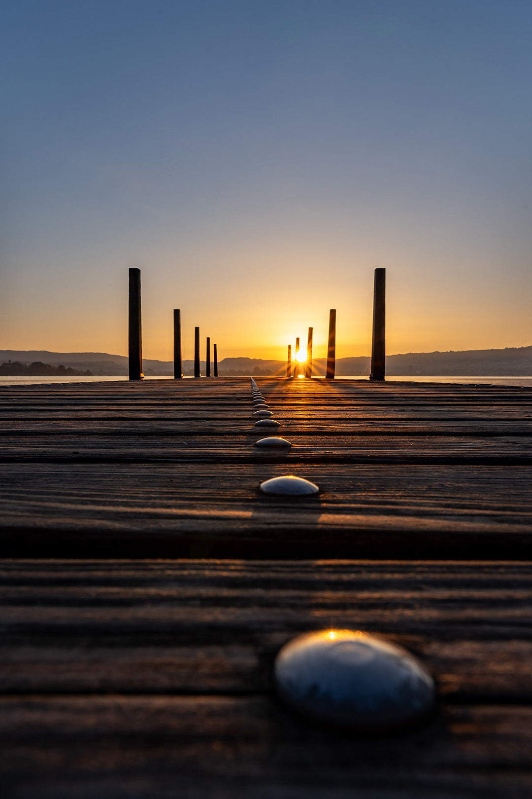 Wallpaper Steg am Morgen