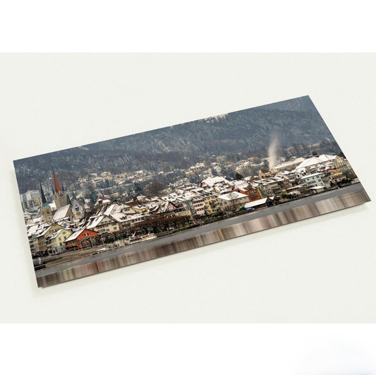 Stadt Zug im Winter/ 9.9 x 21 - Roland Widmer widrol 