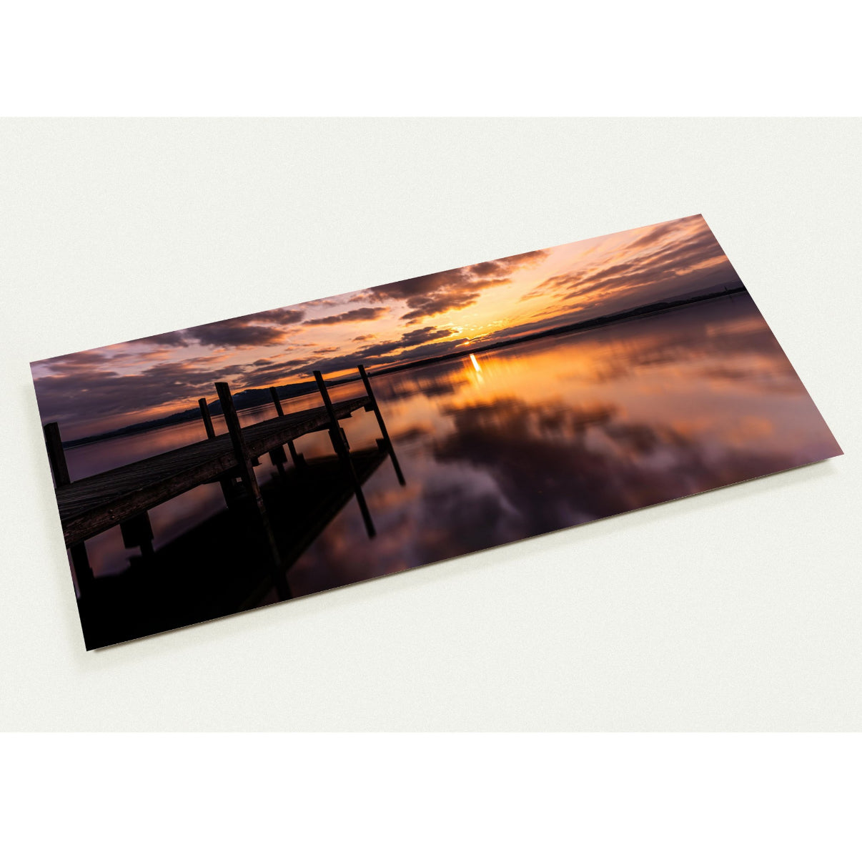 Abendglühen am Zugersee / 9.9 x 21 - Roland Widmer widrol 