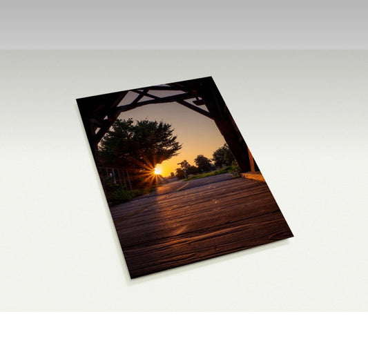 Sonnenstrahlen am Abend / A6 (10.5 x 14.8)